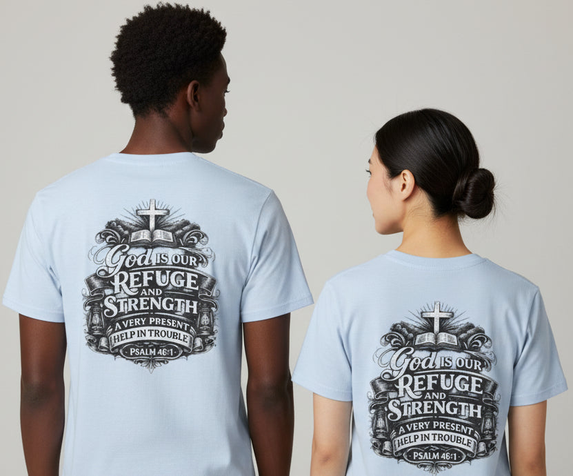 Psalm 46:1 Inspirational T‑Shirt
