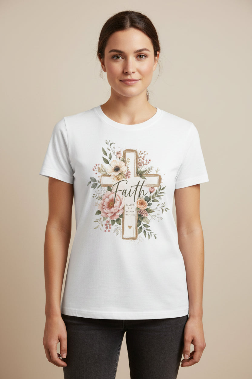 Faith Floral T-Shirt