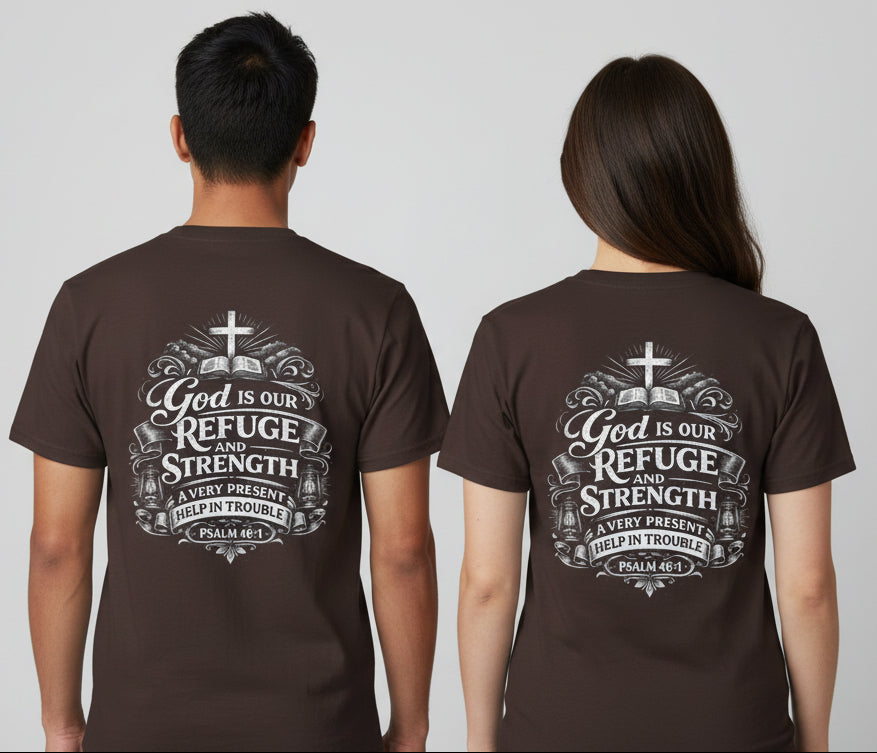 Psalm 46:1 Inspirational T‑Shirt