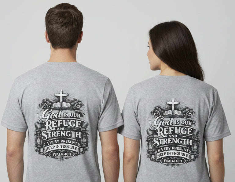 Psalm 46:1 Inspirational T‑Shirt