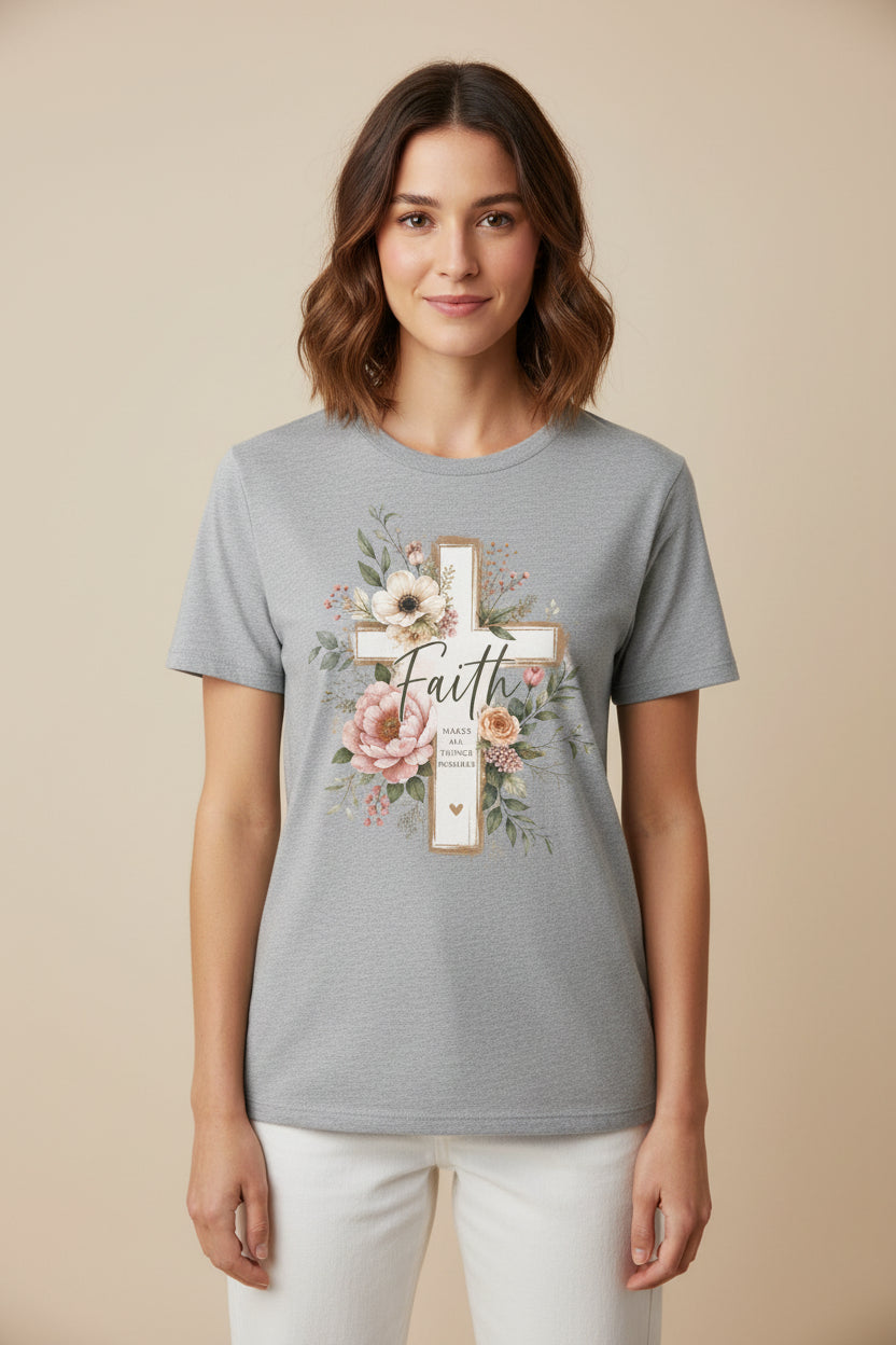 Faith Floral T-Shirt