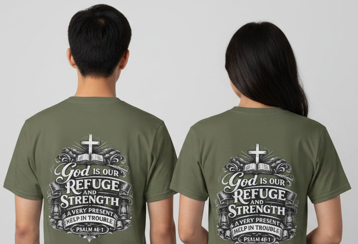 Psalm 46:1 Inspirational T‑Shirt