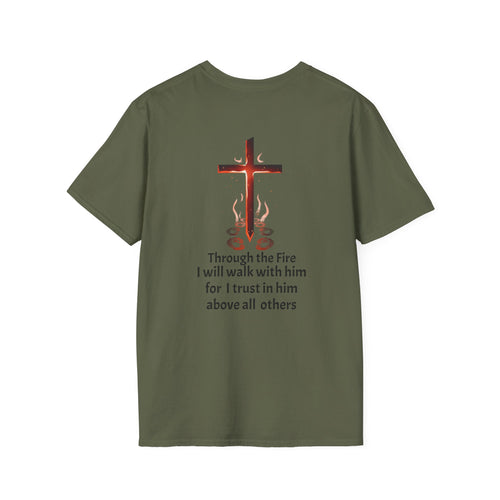 "I Walk With Him" Inspirational Tee