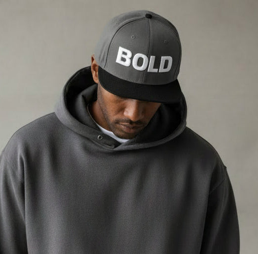BOLD Embroidered Snapback Hat