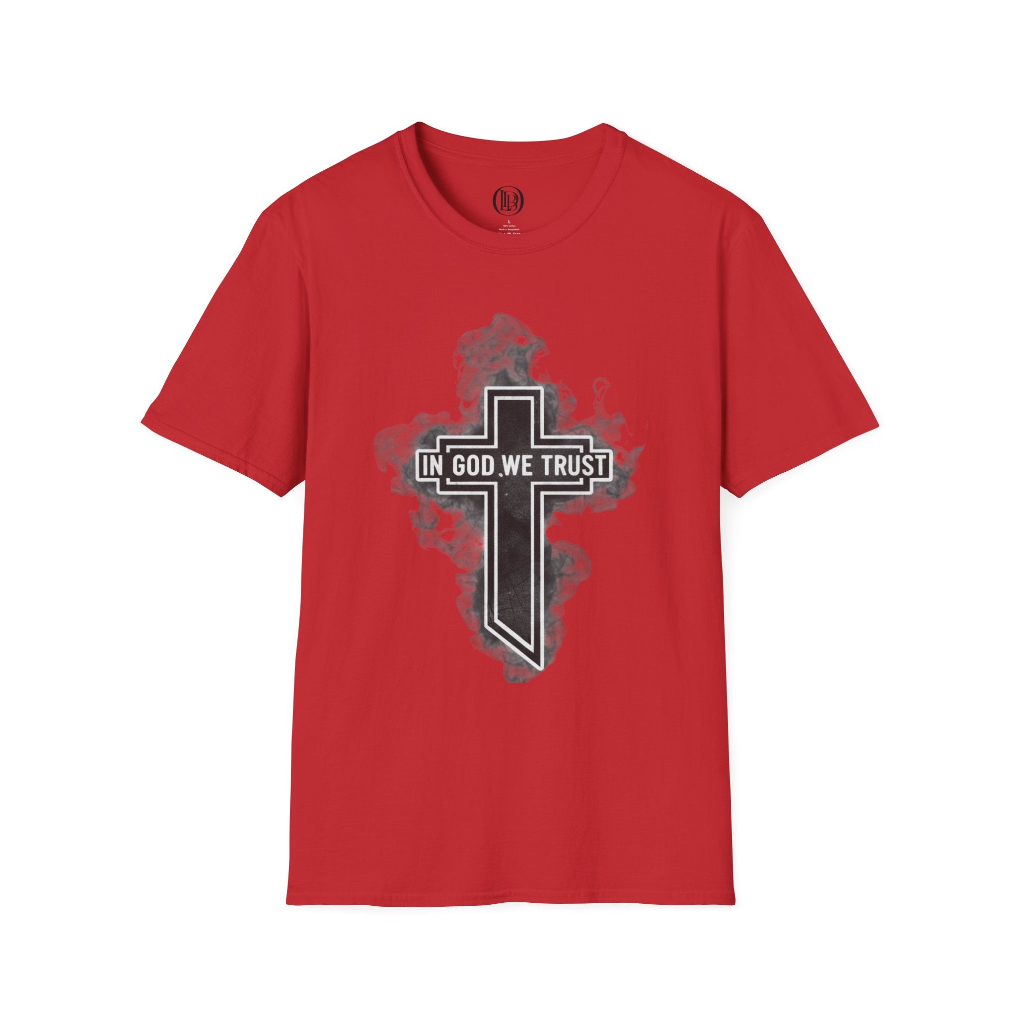 In God We Trust Cross T‑Shirt – Faith Graphic Christian Apparel