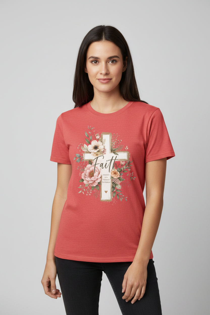 Faith Floral T-Shirt