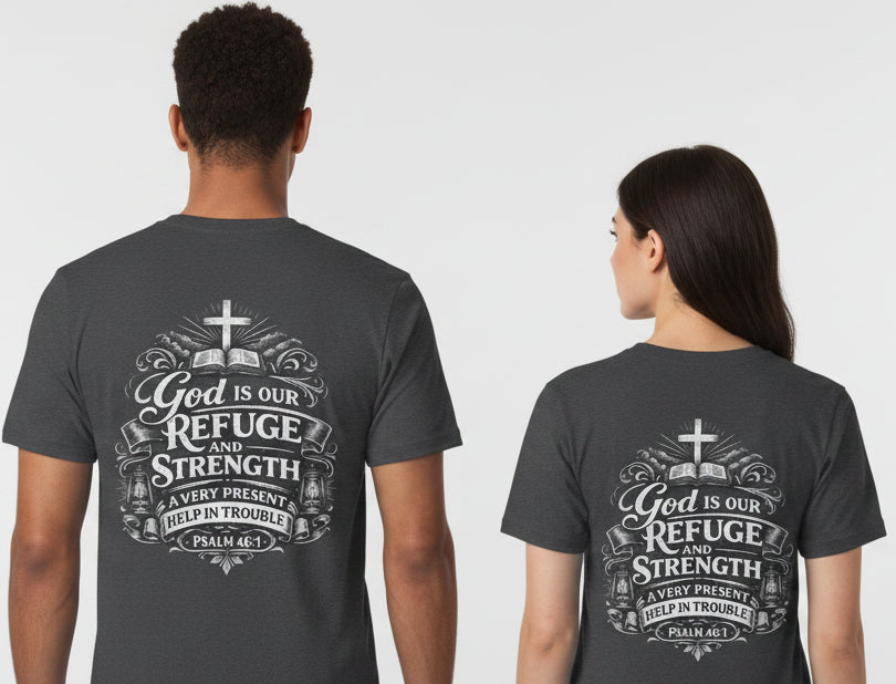Psalm 46:1 Inspirational T‑Shirt