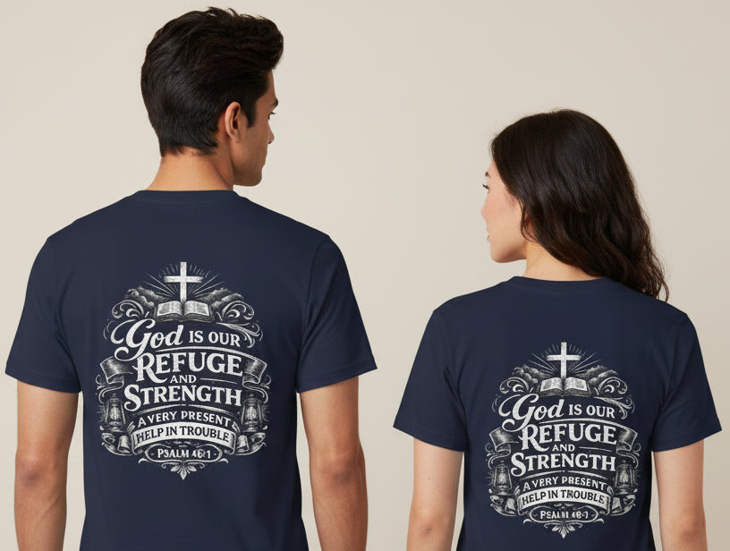 Psalm 46:1 Inspirational T‑Shirt