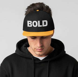 BOLD Embroidered Snapback Hat