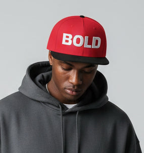 BOLD Embroidered Snapback Hat
