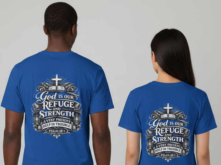 Psalm 46:1 Inspirational T‑Shirt