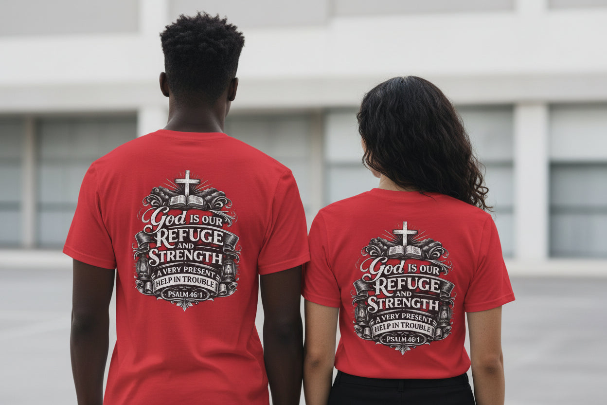 Psalm 46:1 Inspirational T‑Shirt